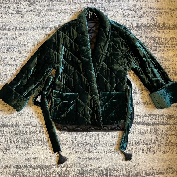 Velour coat